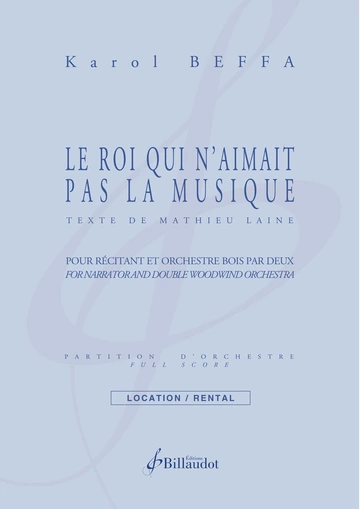 Le Roi qui n&amp;#039;aimait pas la musique Visuel